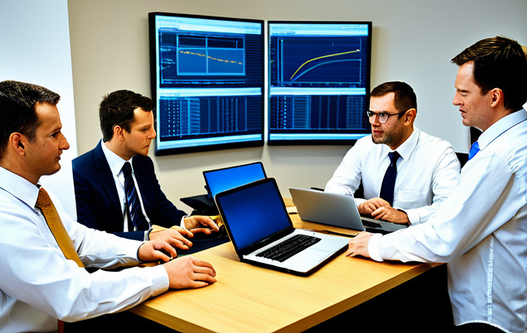 **

"A group of air traffic controllers, fully clothed in professional attire, gathered around a table in a modern office, discussing best practices. Laptops and documents are visible. The scene is warm and inviting, emphasizing collaboration and knowledge sharing. Safe for work, appropriate content, professional, perfect anatomy, natural proportions, well-formed hands, proper finger count, family-friendly."

**