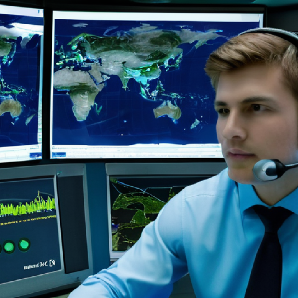 항공운항관리사 자격증 재시험 - **Air Traffic Controller in Training for ICAO Level 4 English Proficiency**
A focused young adul...