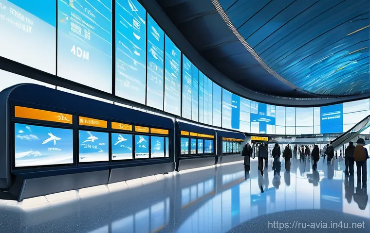 항공운항관리사 신기술 적용 사례 - **Prompt 1: AI-Enhanced Air Traffic Control Center**
    "A highly detailed and realistic image of a...