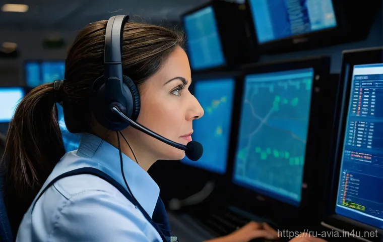 항공운항관리사 자격증 전망 - **A dynamic Air Traffic Control (ATC) simulation training session.** A group of young, diverse stude...